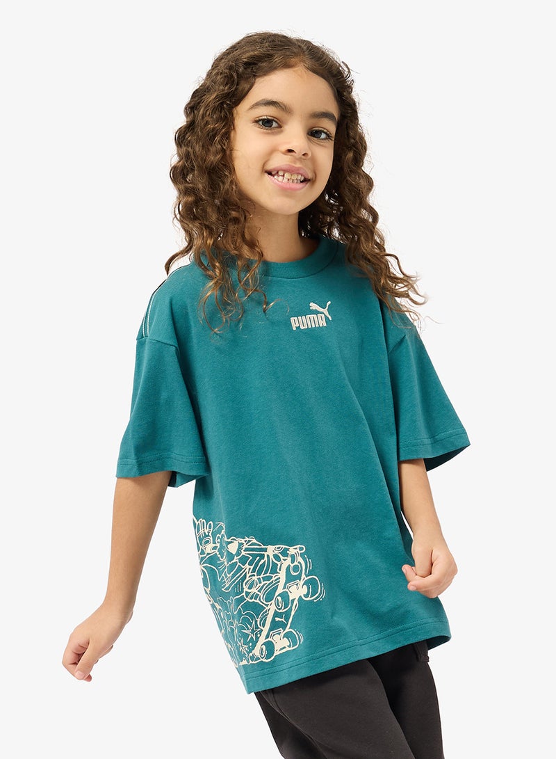 PUMA Youth Mid 90S Relaxed Graphic T-Shirt - Image 1